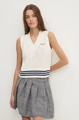 Adidas Originals: Бежевый жилет 