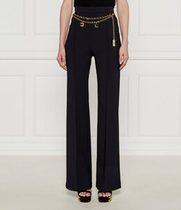Elisabetta Franchi: Чёрные брюки 