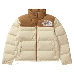 The North Face: Коричневая куртка  Nuptse
