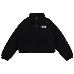 The North Face: Чёрная куртка  Nuptse