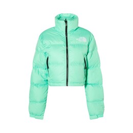 The North Face: Зелёная куртка  Nuptse