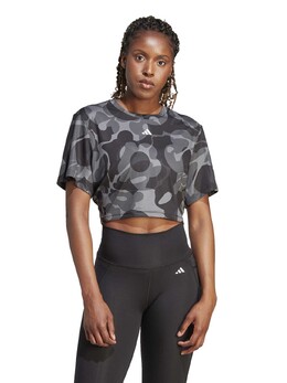Adidas: Футболка  Essentials с растительным принтом