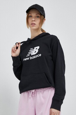 New Balance: Чёрная толстовка 