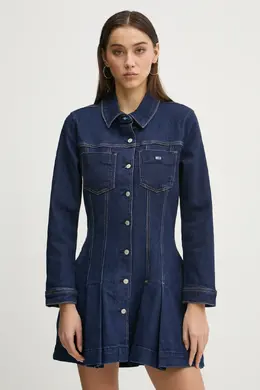 Tommy Jeans: Тёмное платье 