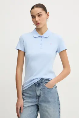 Tommy Jeans: Синяя футболка 