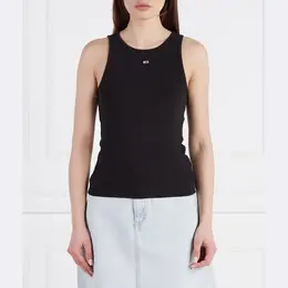 Tommy Hilfiger: Чёрный топ  Essential