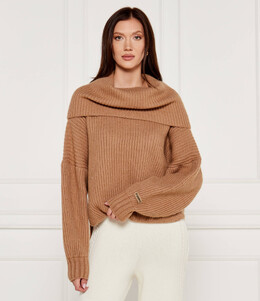 Pinko: Коричневый свитер 