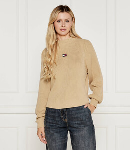 Tommy Jeans: Бежевый свитер 
