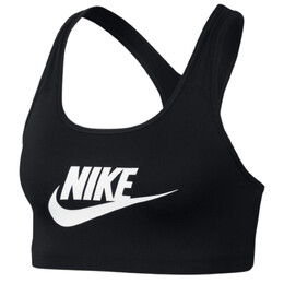 Nike: Чёрный бюстгальтер  Swoosh