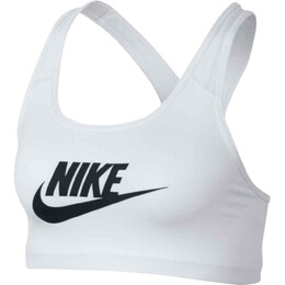 Nike: Белый бюстгальтер  Swoosh