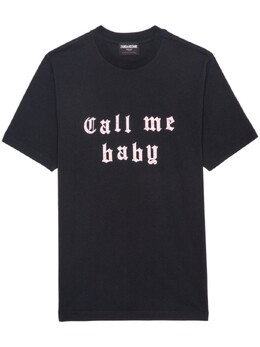 Zadig&Voltaire: Футболка с надписями 