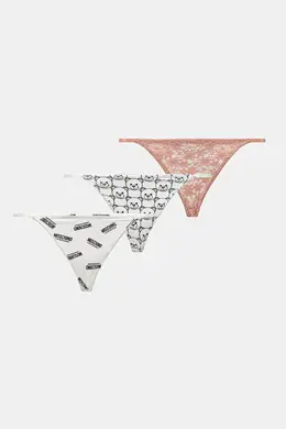 Moschino Underwear: Белые трусы 