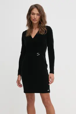 Calvin Klein: Бархатное платье 