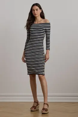 Lauren Ralph Lauren: Тёмное платье 