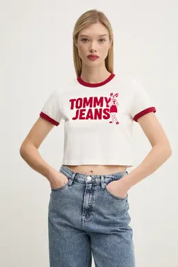 Tommy Jeans: Хлопковая футболка 