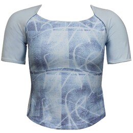 Nike: Короткая футболка  Dri FIT