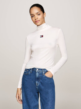 Tommy Jeans: Белая блуза 