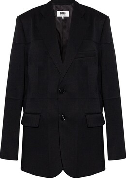 MM6 Maison Margiela: Чёрная куртка 