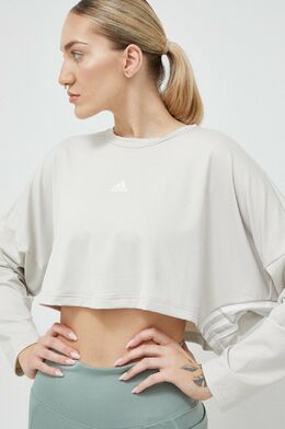 Adidas: Бежевая толстовка 