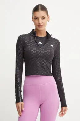 adidas Performance: Чёрная толстовка 