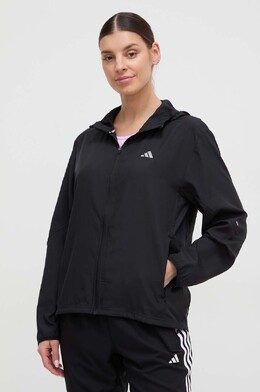 adidas Performance: Чёрная куртка 