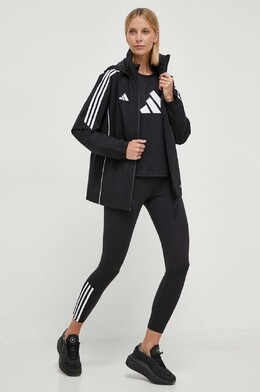 adidas Performance: Чёрная куртка 