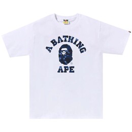 A BATHING APE: Белая футболка 