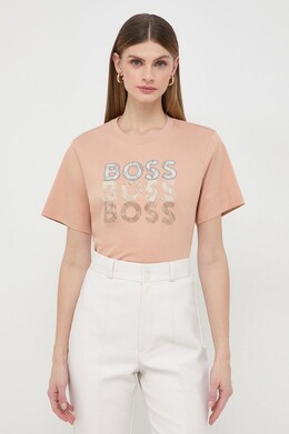 BOSS: Хлопковая футболка 