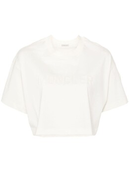 Moncler: Футболка с пайетками 