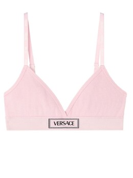 Versace: Розовый бюстгальтер 