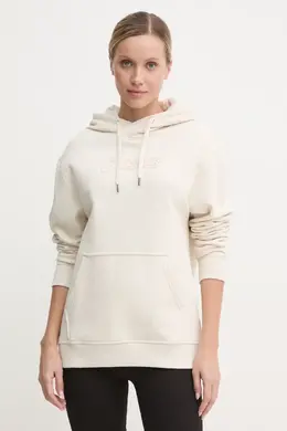Asics: Бежевая толстовка 