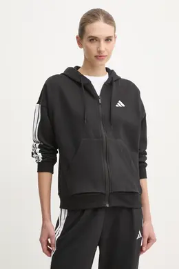 Adidas: Чёрная толстовка  Essentials