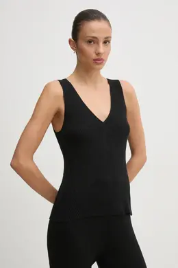 United Colors Of Benetton: Чёрный топ 