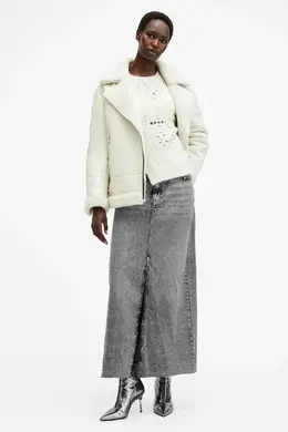 Allsaints: Джинсовая юбка 