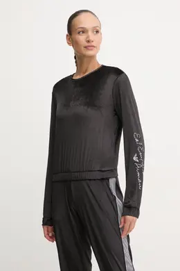 EA7 Emporio Armani: Бархатная толстовка 