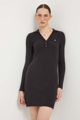 Tommy Jeans: Чёрное платье 