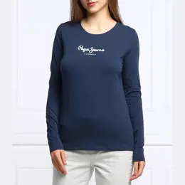 Pepe Jeans London: Синяя блуза 