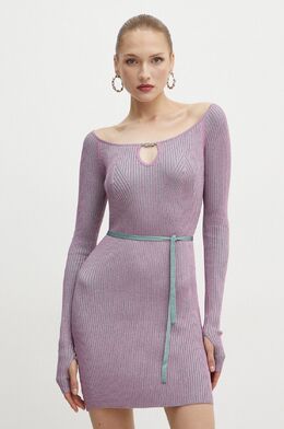 Versace Jeans Couture: Розовое платье 