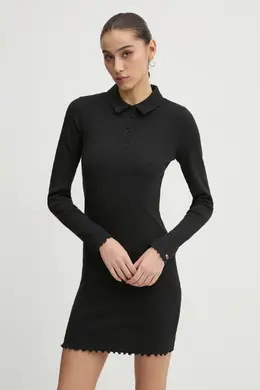 Tommy Jeans: Чёрное платье 