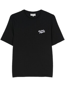 Maison Kitsuné: Чёрная футболка 