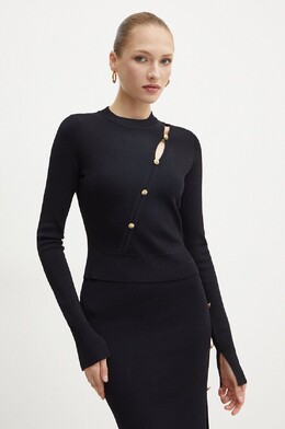 Versace Jeans Couture: Чёрный свитер 