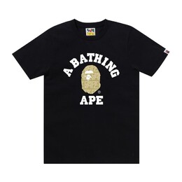 A BATHING APE: Чёрная футболка 