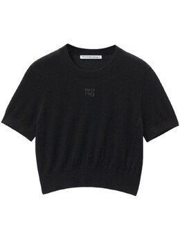 Alexander Wang: Чёрная футболка 