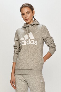 Adidas: Серая толстовка 