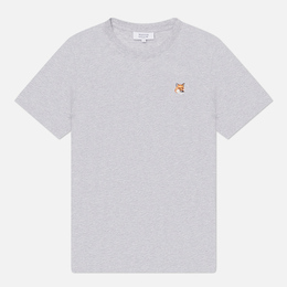 Maison Kitsune: Серая футболка 