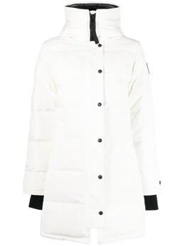 Canada Goose: Белый пуховик  Shelburne