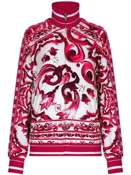 Dolce & Gabbana: Куртка  Majolica с принтом