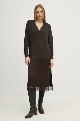 Pedro Del Hierro: Коричневое платье 