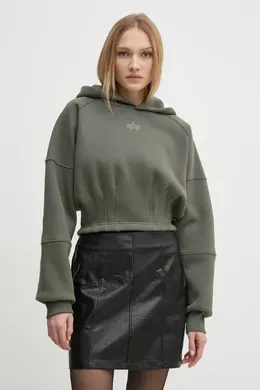 Alpha Industries: Зелёная толстовка 