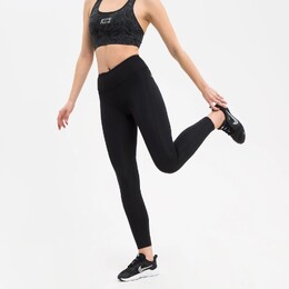 Nike: Чёрные легинсы 